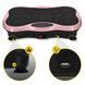 Віброплатформа для тренувань 4FIZJO Ultra+ з пультом та еспандерами Black/Pink (P-5905973402880) P-5905973402880 фото 2