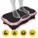 Віброплатформа для тренувань 4FIZJO Ultra+ з пультом та еспандерами Black/Pink (P-5905973402880) P-5905973402880 фото 4