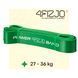 Еспандер-петля 4FIZJO Power Band 45 мм 26-36 кг резина для фітнесу і спорту Green (P-5907222931080) 4FJ1080 фото 7