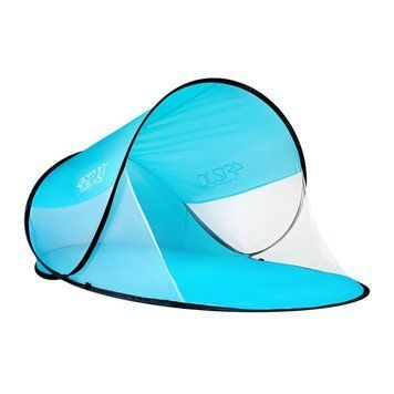 Пляжний тент 4FIZJO Pop Up 120 x 190 см 4FJ0223 Sky Blue/White 4FJ0223 фото