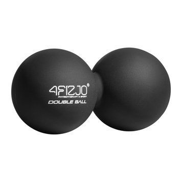 Масажний м'яч подвійний 4FIZJO Lacrosse Double Ball 6.5 x 13.5 см 4FJ1226 Black 4FJ1226 фото