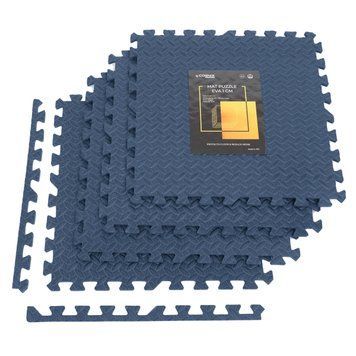 Мат-пазл (ластівчин хвіст) Cornix Mat Puzzle EVA 120 x 120 x 1 cм XR-0239 Navy Blue XR-0239 фото