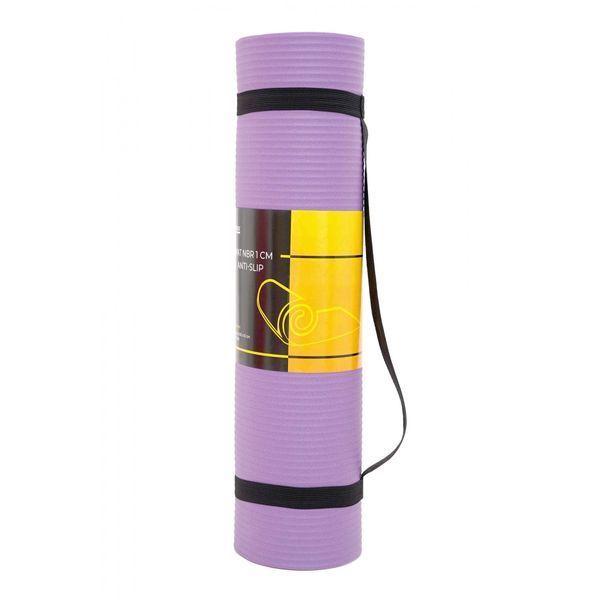 Килимок спортивний Cornix NBR 183 x 61 x 1 cм для йоги та фітнесу XR-0011 Violet XR-0011 фото