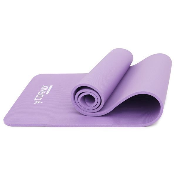 Килимок спортивний Cornix NBR 183 x 61 x 1 cм для йоги та фітнесу XR-0011 Violet XR-0011 фото
