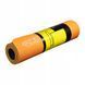 Коврик (мат) для йоги та фітнесу 4FIZJO TPE 6 мм 4FJ0034 Orange/Black 4FJ0034 фото 2
