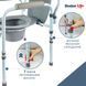 Туалетний стілець зі спинкою Doctor Life 10595 10595 фото 5