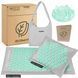 Килимок акупунктурний з подушкою 4FIZJO Eco Mat Аплікатор Кузнєцова Grey/Mint (P-5907739312181) 4FJ0230 фото 1