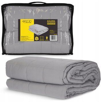 Ковдра важка (обтяжена) 4FIZJO 8 кг 150 x 200 см Grey (P-5907739319791) P-5907739319791 фото