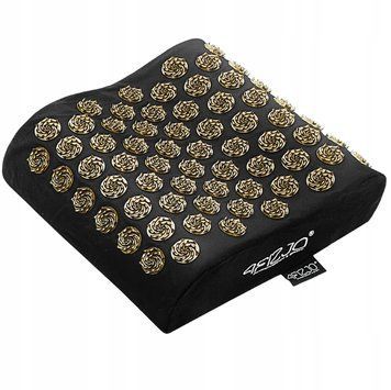 Килимок акупунктурний з подушкою 4FIZJO Ergo Mat Аплікатор Кузнєцова Black/Gold (P-5907739313881) 4FJ0381 фото