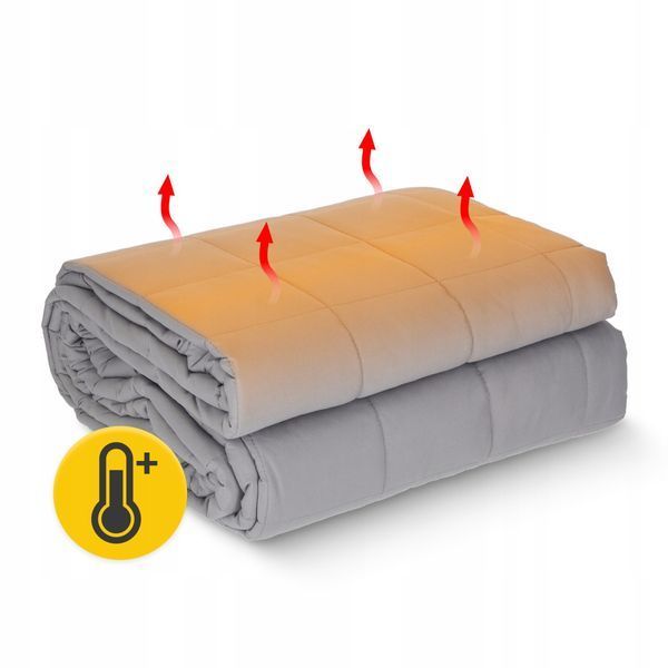 Ковдра важка (обтяжена) 4FIZJO 8 кг 150 x 200 см Grey (P-5907739319791) P-5907739319791 фото
