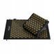 Килимок акупунктурний з подушкою 4FIZJO Ergo Mat Аплікатор Кузнєцова Black/Gold (P-5907739313881) 4FJ0381 фото 6