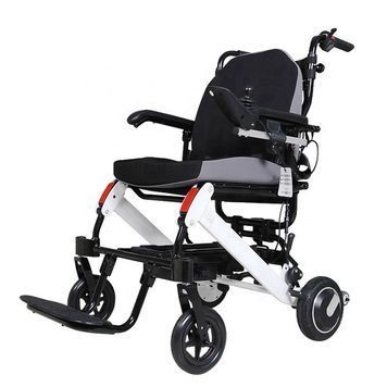 Легкая складная электрическая коляска для людей с инвалидностью MIRID D6033. Сверхпрочный алюминий 1018759213 фото