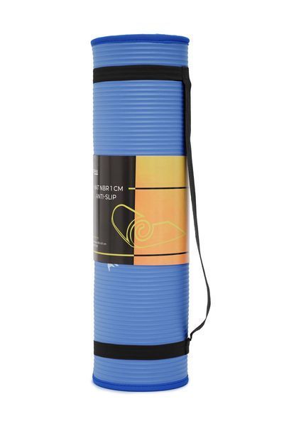 Килимок спортивний Cornix NBR 183 x 61 x 1 cм для йоги та фітнесу XR-0096 Blue/Blue XR-0096 фото