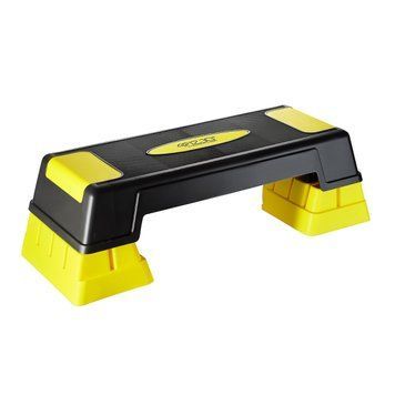 Степ-платформа 3-ступінчаста 4FIZJO PRO 4FJ0225 Black/Yellow 4FJ0225 фото