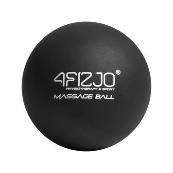 Масажний м'яч 4FIZJO Lacrosse Ball 6.25 см Black (P-5907222931196) 4FJ1196 фото