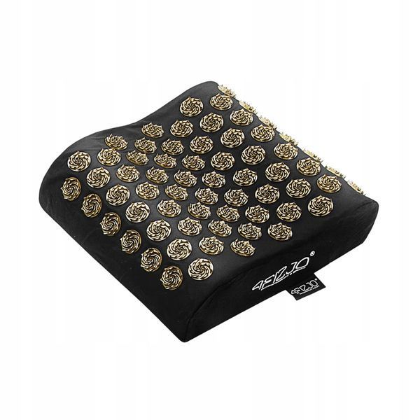 Килимок акупунктурний з подушкою 4FIZJO Ergo Mat XL Аплікатор Кузнєцова Black/Gold (P-5907739313843) 4FJ0383 фото