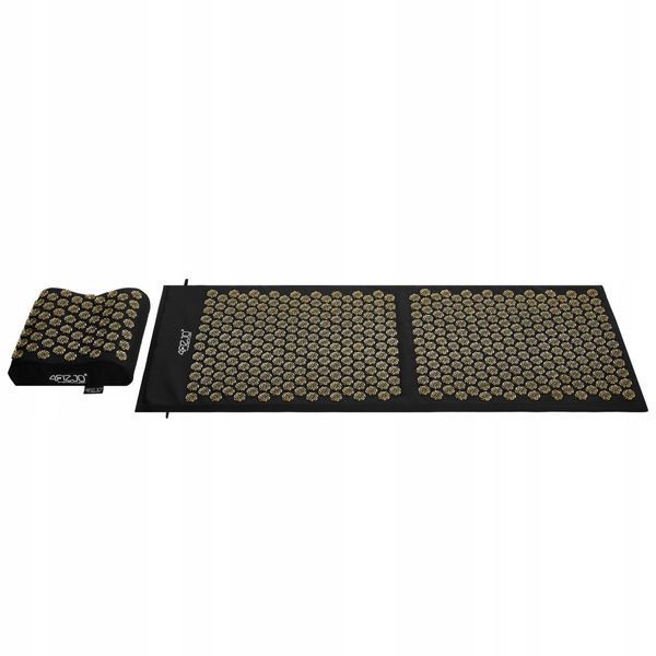 Килимок акупунктурний з подушкою 4FIZJO Ergo Mat XL Аплікатор Кузнєцова Black/Gold (P-5907739313843) 4FJ0383 фото