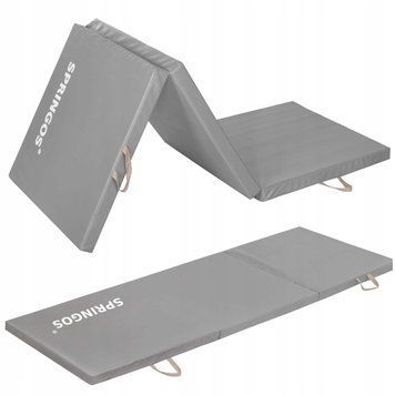 Мат гімнастичний складний Springos 180 x 60 x 5.5 cм FA0062 Grey FA0062 фото