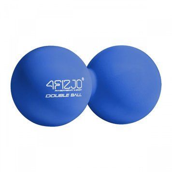 Масажний м'яч подвійний 4FIZJO Lacrosse Double Ball 6.5 x 13.5 см Blue (P-5907739314321) 4FJ0323 фото