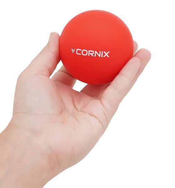 Масажний м'яч Cornix Lacrosse Ball 6.3 см XR-0117 Red XR-0117 фото