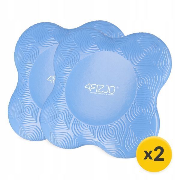 Підставки під коліна та лікті для йоги 4FIZJO 2 шт Blue (P-5907739315359) P-5907739315359 фото