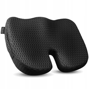 Ортопедична подушка 4FIZJO для сидіння 35 x 45 x 7 см Black (P-5907739318794) P-5907739318794 фото