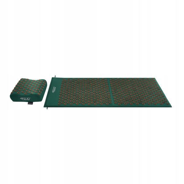 Килимок акупунктурний з подушкою 4FIZJO Ergo Mat XL Аплікатор Кузнєцова Navi Green/Gold (P-5907739315083) 4FJ0385 фото