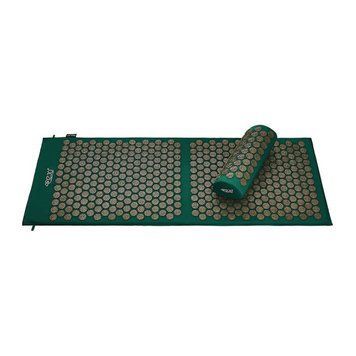 Килимок акупунктурний з валиком 4FIZJO Classic Mat XL Аплікатор Кузнєцова Navy Green/Gold (P-5907739313317) 4FJ0289 фото