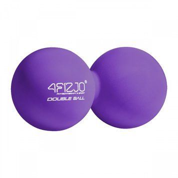 Масажний м'яч подвійний 4FIZJO Lacrosse Double Ball 6.5 x 13.5 см Purple (P-5907739314338) 4FJ0325 фото