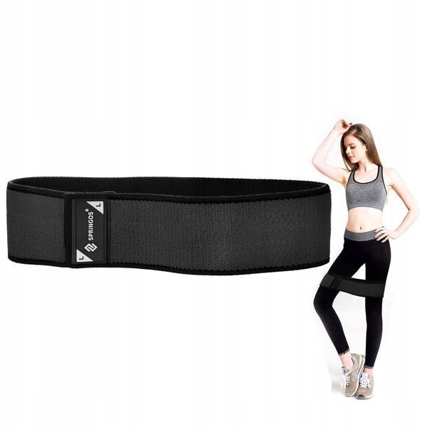Резинка для фитнеса и спорта из ткани Springos Hip Band Size L FA0115 FA0115 фото