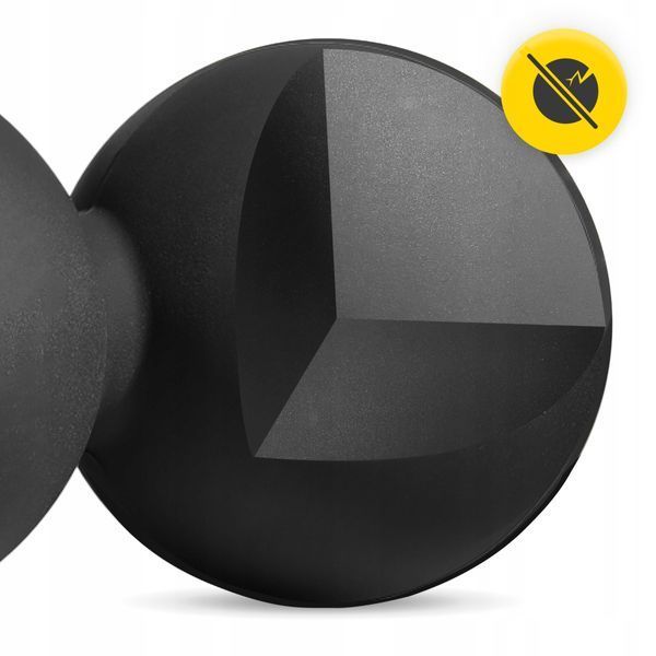 Масажний м'яч подвійний 4FIZJO Lacrosse Double Ball 6.5 x 13.5 см Black (P-5907222931226) P-5907222931226 фото