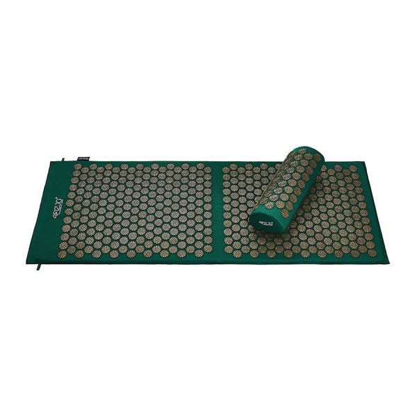 Килимок акупунктурний з валиком 4FIZJO Classic Mat XL Аплікатор Кузнєцова Navy Green/Gold (P-5907739313317) 4FJ0289 фото