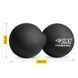 Масажний м'яч подвійний 4FIZJO Lacrosse Double Ball 6.5 x 13.5 см Black (P-5907222931226) P-5907222931226 фото 2