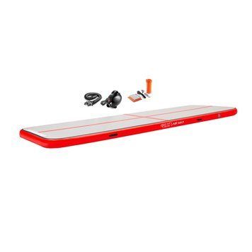 Мат гімнастичний надувний 4FIZJO Air Track Mat 600 x 100 x 15 см White/Red (P-5907739311801) 4FJ0368 фото