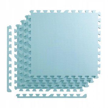 Мат-пазл (ласточкин хвіст) 4FIZJO Mat Puzzle EVA 120 x 120 x 1 cм 4FJ0073 Light Blue 4FJ0073 фото