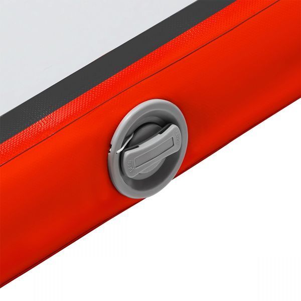 Мат гімнастичний надувний 4FIZJO Air Track Mat 600 x 100 x 15 см White/Red (P-5907739311801) 4FJ0368 фото
