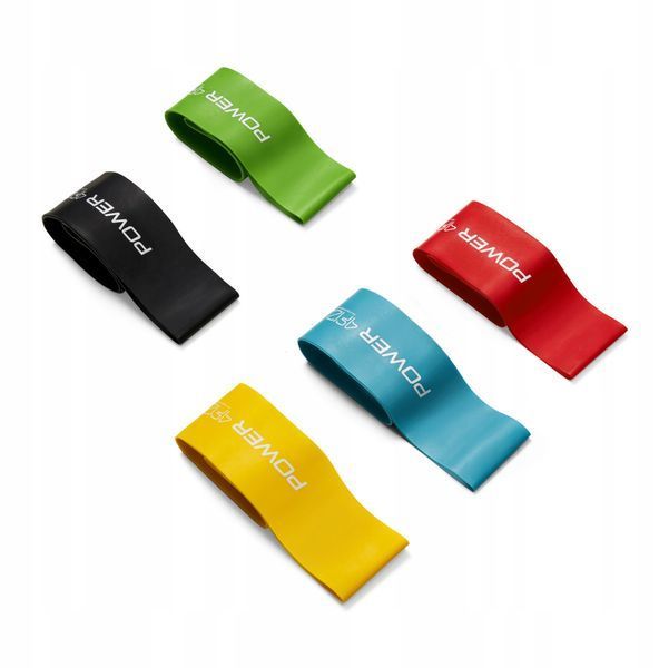 Резинки для фітнесу 4FIZJO Mini Power Band набір 5 шт 1-20 кг Mix (P-5907222931110) 4FJ1110 фото