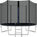 Батут із зовнішньою сіткою Springos 10FT 305 см TP0002 Black TP0002 фото 1