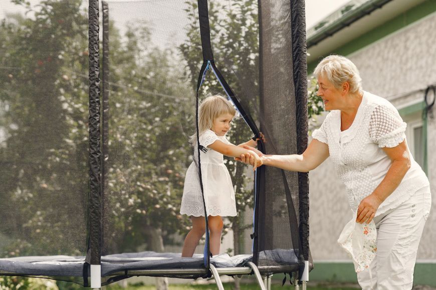 Батут із зовнішньою сіткою Springos 10FT 305 см TP0002 Black TP0002 фото