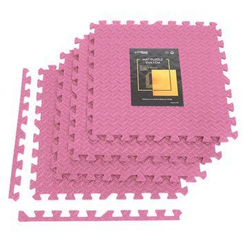 Мат-пазл (ластівчин хвіст) Cornix Mat Puzzle EVA 120 x 120 x 1 cм XR-0230 Pink XR-0230 фото