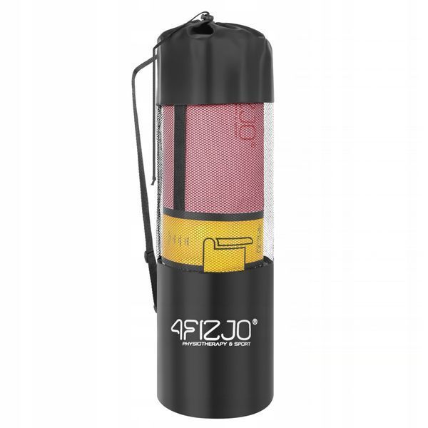 Килимок (мат) спортивний 4FIZJO TPE 180 x 60 x 1 см для йоги та фітнесу Pink/Grey (P-5907739311900) 4FJ0200 фото