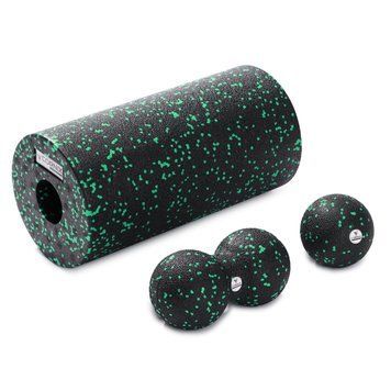 Масажний набір Cornix (Ball 8 см, Duoball 8 х 16 см та Foam Roller 30 х 15 см) XR-0079 XR-0079 фото
