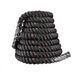 Канат тренувальний 4FIZJO Battle Rope 15 м для кросфіту Black (P-5907739312266) 4FJ0242 фото 1