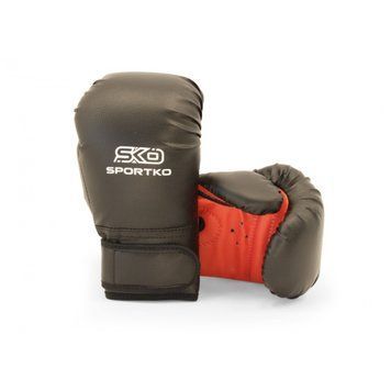 Рукавички боксерські дитячі 8 OZ Sportko 9-13 років колір чорний SP-7218OZPD2 фото