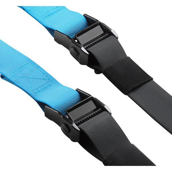 Петлі для функціонального тренінгу 4FIZJO TRX Black/Sky Blue (P-5907739311016) 4FJ0092 фото