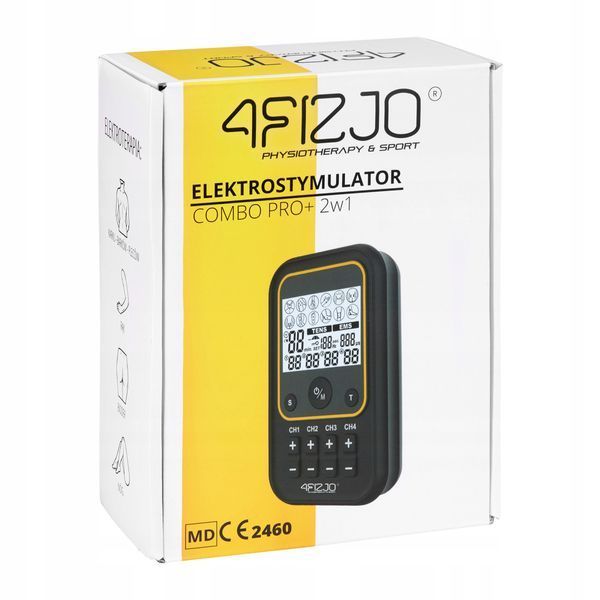 Апарат для електростимуляції м'язів 4FIZJO Combo PRO+ 2 в 1 (P-5907739317124) R-C101C фото