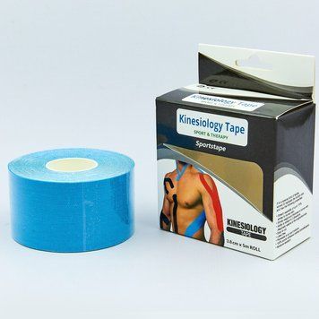 Кінезіо тейп у рулоні 5см х 5м (Kinesio tape) еластичний пластир KN-0841-3 фото