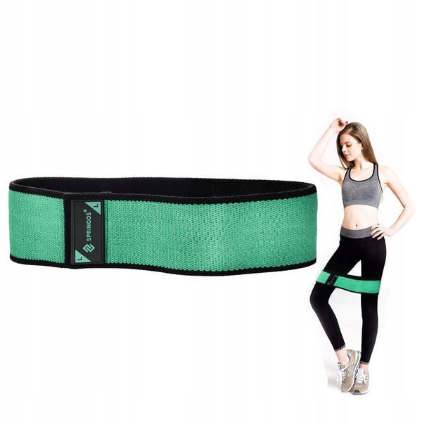 Резинка для фитнеса и спорта из ткани Springos Hip Band Size L FA0111 FA0111 фото