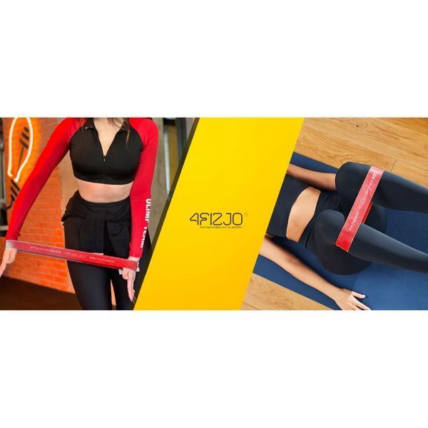 Резинка для фітнесу 4FIZJO Mini Power Band 0.4 мм 1-3 кг Red (P-5907739310361) 4FJ0009 фото