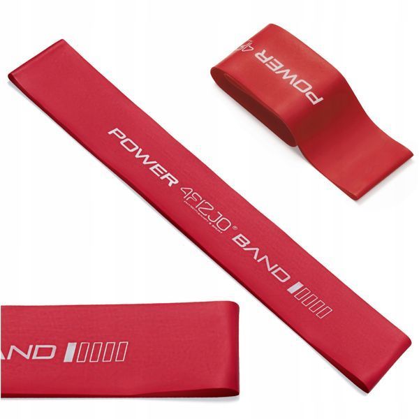 Резинка для фітнесу 4FIZJO Mini Power Band 0.4 мм 1-3 кг Red (P-5907739310361) 4FJ0009 фото